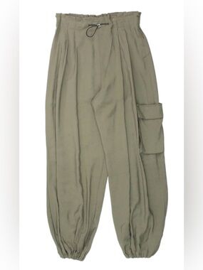 Anthropologie Olive Green Cargo Harem Pants